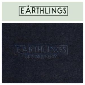 ➡️NWT Earthlings Brooklyn NY Navy Hemp Crop Tee Size Small